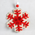 New Fashion Popular Decoração de Natal Red Wooden Small Hang Decoration